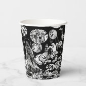 My Super Halloween black and white 紙コップ (裏面)