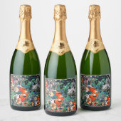 My Super Halloween V2 スパークリングワインラベル (ボトル)