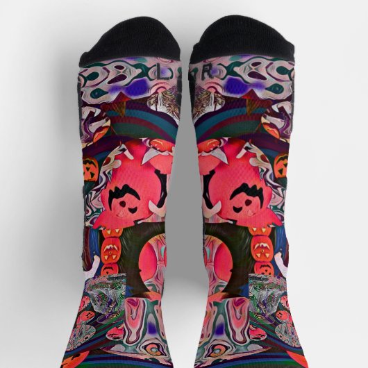 My Super Halloween V2 ソックス (上部)