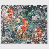 My Super Halloween V2 ラッピングペーパー (フラット)