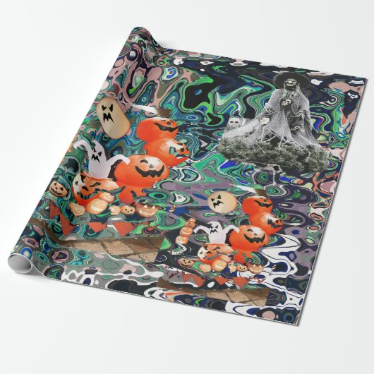 My Super Halloween V2 ラッピングペーパー (アンロールド)