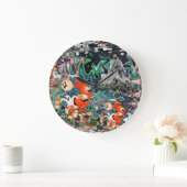 My Super Halloween V2 ラージ壁時計 (ホーム)