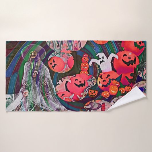 My Super Halloween V3 バスタオルセット (バスタオル)