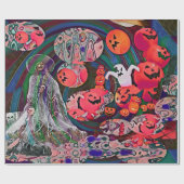 My Super Halloween V3 ラッピングペーパー (フラット)