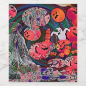 My Super Halloween V3 ワインラベル (シングルラベル)