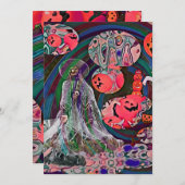 My Super Halloween V3 招待状 (正面/裏面)