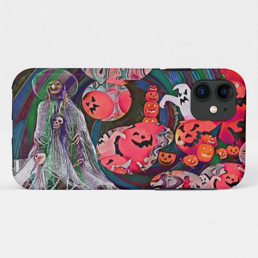 My Super Halloween V3 Case-Mate iPhoneケース (裏面(横))