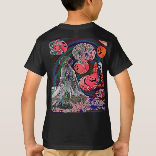 My Super Halloween V3 Tシャツ (裏面)