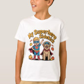 My Superhero Sidekick Halloween Kids Tee Tシャツ (正面)