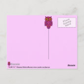 My$t Owl Glowはがき ポストカード (裏面)