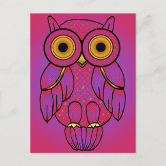 My$t Owl Glowはがき ポストカード