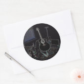 My Takamine （ステッカー大） ラウンドシール (封筒)