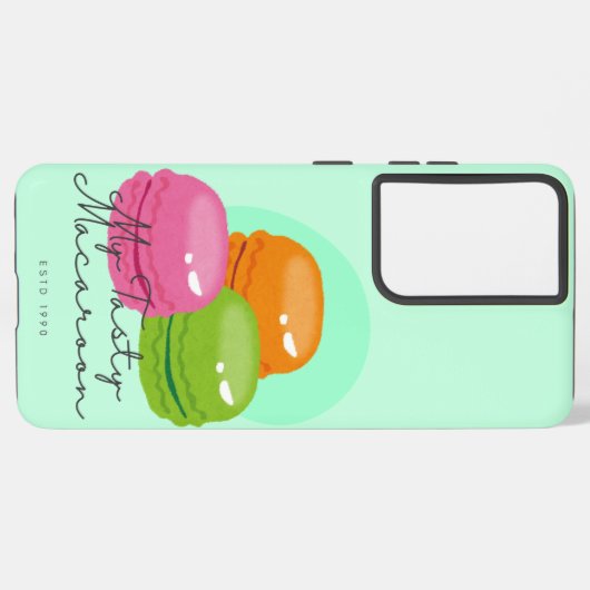 My Tasty Macaroon Phone Case Samsung Galaxyケース (左側面)