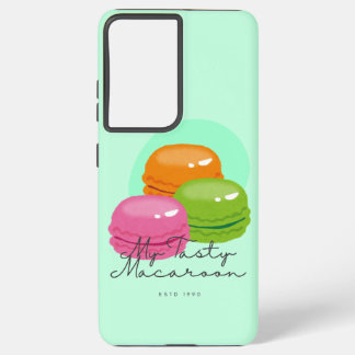 My Tasty Macaroon Phone Case Samsung Galaxy S21+ケース