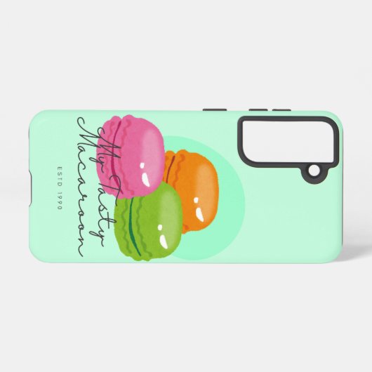 My Tasty Macaroon Phone Case Samsung Galaxyケース (裏面横)