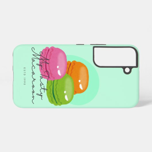 My Tasty Macaroon Phone Case Samsung Galaxyケース (裏面横)
