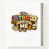 My TBR Is Judging Me Reading Journal Book Tracker  ノートブック (裏面)