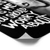 My Tbull Is Harmless Quote Dog Items Owner Small  ポスター (角)