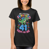 My Teacher Survived 41 Days Of Me 41st Days Of Sch Tシャツ (正面)