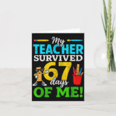 My Teacher Survived 67 Days Of Me Funny Students 6 カード (正面)
