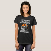 My Teacher Was Wrong Trucker Tシャツ (正面フル)