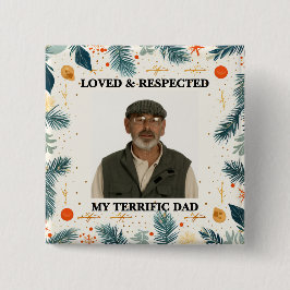 My Terrific Dad™ Button (Customize It!) 缶バッジ