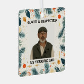 My Terrific Dad™ Ornaments (Customize It!) メタルオーナメント (正面右)