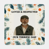 My Terrific Dad™ Ornaments (Customize It!) メタルオーナメント (裏面)