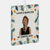 My Terrific Mom™ Ornaments (Customize It!) メタルオーナメント (正面右)