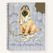 My Tervuren 食べ  My Lesson Plan ノートブック (正面)