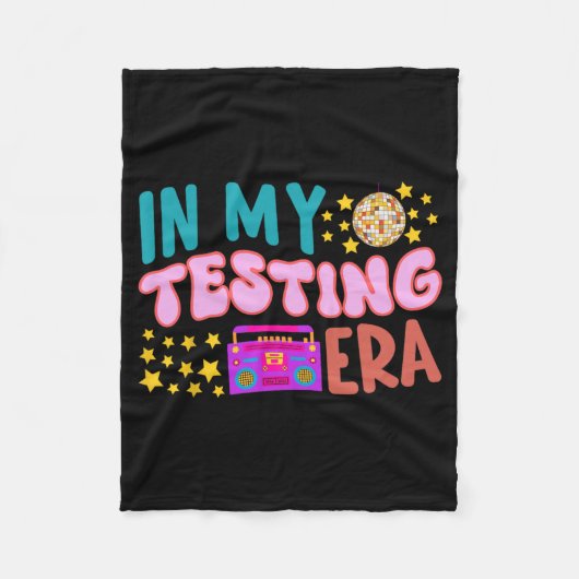 My Testing Era School先生学生Groovy Test フリースブランケット (正面)