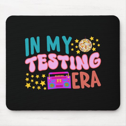 My Testing Era School先生学生Groovy Test マウスパッド (正面)