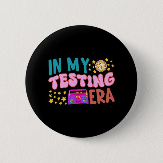 My Testing Era School先生学生Groovy Test 缶バッジ (正面)