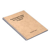 My Therapist Helps Me Process and Progress ノートブック (右側)