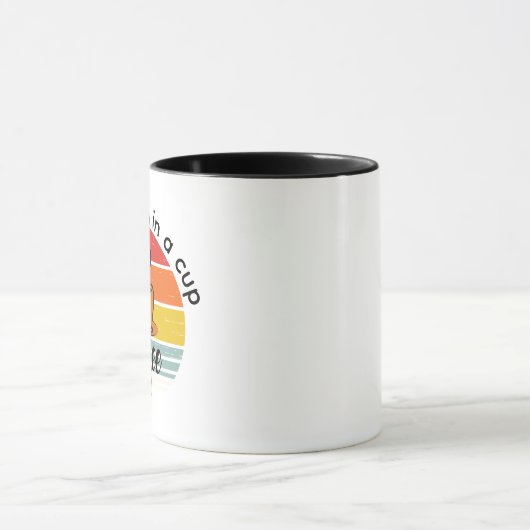 My Therapy in A Cup Coffee Mug Customizable Design マグカップ (中央)