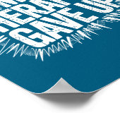 My Therast Gave Up Funny Quote Vintage  ポスター (角)