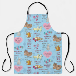 My Things お気に入りの Sound of Music Blue Hand エプロン