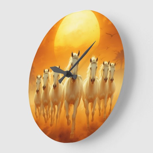  My Time Is Powerful. ラージ壁時計 (傾斜)