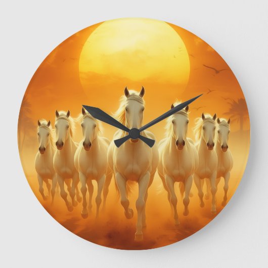 My Time Is Powerful. ラージ壁時計 (正面)