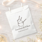 My tiny kitchen logo Sticker フェイバーバッグ (クリップ留めされた状態)