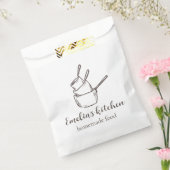 My tiny kitchen logo Sticker フェイバーバッグ (封をした状態)