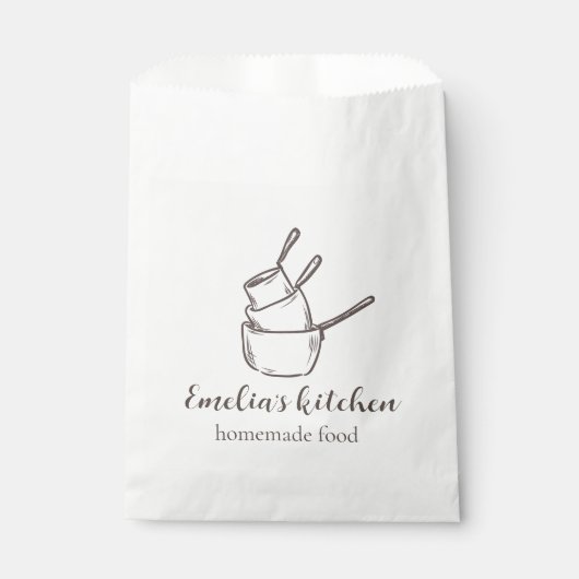 My tiny kitchen logo Sticker フェイバーバッグ (正面)