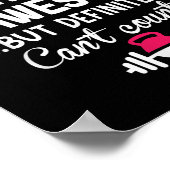 My Trainer Is Awesome But Can't Count Funny Gym ポスター (角)