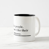 My true self ツートーンマグカップ (正面右)