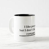 My true self ツートーンマグカップ (正面左)