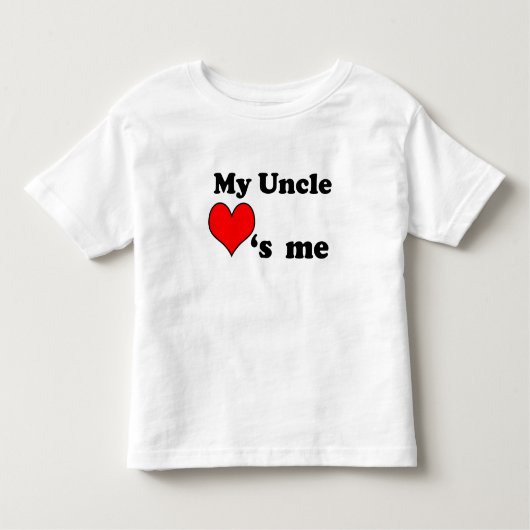My Uncle loves me トドラーTシャツ (正面)