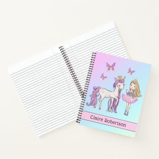 My Unicornかわいらしスクール ノートブック (内部)