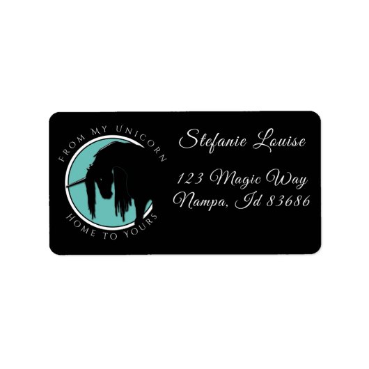 My Unicorn (ティール（緑がかった色）) ラベル (正面)