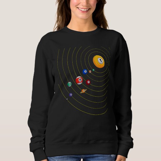 My Universe – ビリヤード・プール スウェットシャツ (正面)