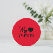 「My Valentineハート」丸バレンタインカード (スタンド正面)